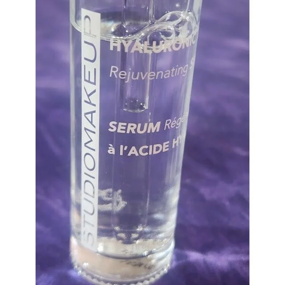 StudioMakeup Hyaluronic Acid Rejuvenating Daily Face Serum 1oz All Skin Type NIB
